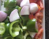 A picture of step 10 of Paneer tikka masala briyani.
