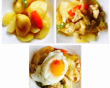 Foto del paso 5 de la receta: Patatas a lo pobre con Huevo y pechuga de pollo