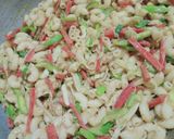 A picture of step 6 of Tikka macaroni.