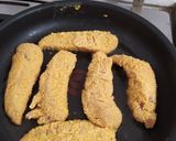 Une image de l'étape 1 de Poulet Parma.