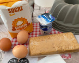 Foto del paso 1 de la receta: Bizcocho de yogur y turrón de Jijona
