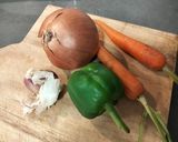Foto del paso 3 de la receta: Merluza rellena de velouté de verduras