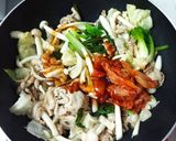 รูปขั้นตอนการทำที่ 5 ของ หมูสามชั้นสไลด์ผัดกิมจิ