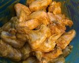 A picture of step 2 of Don’t knock it till you’ve tried it fried chicken.