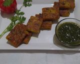 A picture of step 5 of आलू और चीज की टिक्की.
