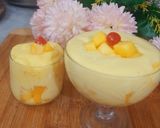 A picture of step 8 of Eggless Mango Mousse.
