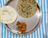 A picture of step 3 of Green onion sabji.