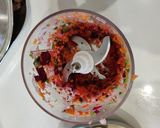 A picture of step 2 of Cheesy Veggie Moong Waffle Bites.