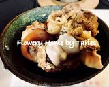 Hình bước làm 6 của món Nui giò heo hầm rau củ<3