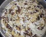 A picture of step 5 of Potatoes Mousakka.