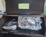 A picture of step 3 of Smoked Cow Head "Smoked Cabeza".
