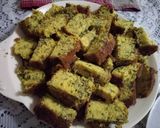 A picture of step 9 of Gujarati Handvo (multi grain savoury methi cake).