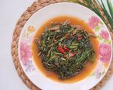 Foto langkah ke 4 dari resep Oseng Kangkung Bumbu Uleg.