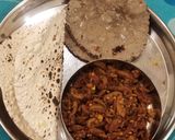 A picture of step 8 of Kantola besan sabji.