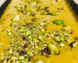 A picture of step 7 of Baisan ki burfi.
