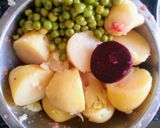 A picture of step 1 of Pav bhaji.