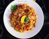A picture of step 13 of Sausage fried rice.