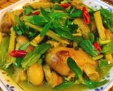 Hình bước làm 5 của món Chân giò lợn nấu giả cầy