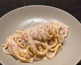 A picture of step 7 of Classic Spaghetti Cacio e Pepe.