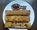 A picture of step 5 of Kaddu paratha(pumpkin).