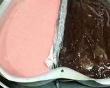 A picture of step 4 of Two in One Strawberry Chocolate Cake.