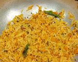 A picture of step 4 of Tricolour Pulao.
