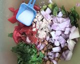 A picture of step 5 of Kala Chana chaat.