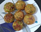 A picture of step 3 of Mix veg besan appam.