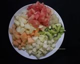 Foto langkah ke 1 dari resep Salad Buah Selai Kacang Skippy.