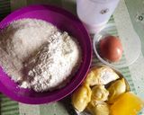 Foto langkah ke 1 dari resep Bolu Kukus Durian.