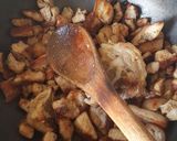 A picture of step 1 of Pork Dry Fry.