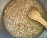 A picture of step 2 of Pea risotto.
