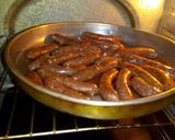 A picture of step 14 of Alexandrian Sausage.