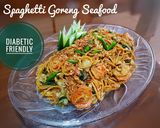 Foto langkah ke 4 dari resep Spaghetti Goreng Seafood, Diabetic Friendly ala Al Khair.