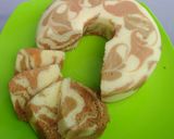 Foto langkah ke 8 dari resep Bolu Tiramisu Marmer Kukus Ekonomis.