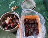 A picture of step 3 of Kavuni Arisi (Black rice) Ladoo.