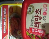 Hình bước làm 2 của món Canh kim chi ức gà gạo lứt ăn kèm rong biển (Eat clean)