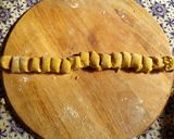 A picture of step 3 of Gluten Free Besan Paappri.