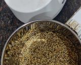 A picture of step 2 of Rajasthani Bajra Khichda (pearl millet).