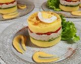 Foto del paso 18 de la receta: 🇵🇪 Causa limeña de atún 🇵🇪 con salsa huancaína 🇵🇪 Receta peruana