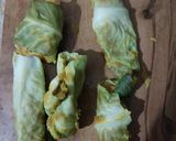 A picture of step 3 of Cabbage Patra.
