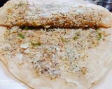 A picture of step 5 of Square Gobhi parantha.