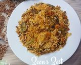 A picture of step 7 of Horse Gram and Green Moong Vegetable Pulao.