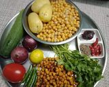 मटर चाट (Matar Chaat recipe in Hindi) रेसिपी चरण 1 फोटो