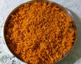 A picture of step 4 of Motichoor Ladoo.