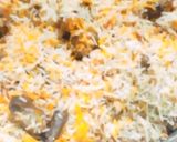 A picture of step 8 of Memoni Mutton Pulao.