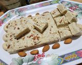 A picture of step 9 of Almond Cashew Burfi.