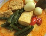 Foto langkah ke 6 dari resep Gulai campur tempe tahu telur puyuh kacang panjang.