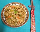 A picture of step 7 of Healthy Bowl 🥣 of Schezwan Style Millet Noodles.