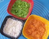 A picture of step 8 of Tricolour Paneer Mayo Veg Toast.